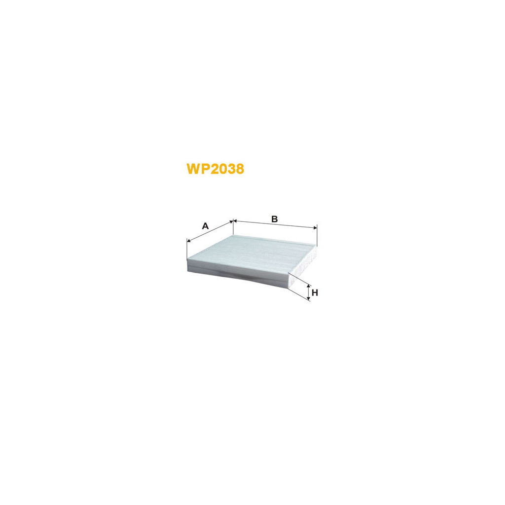 Фільтр салону Wixfiltron WP2038