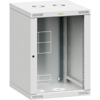 Шафа настінна Conteg 12U 19" глибина 600мм, RAL7035 (RQN-12-60/60)