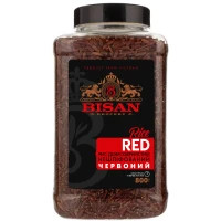 Крупа Bisan Рис довгозернистий нешліфований Червоний 800 г (4820186124521)