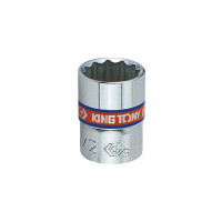 KING TONY socket head 1/4" 5/16" 12-sided inch (233010S)