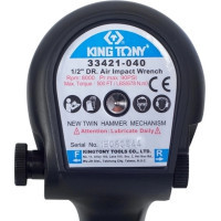 Гайковерт KING TONY пневмо 1/2" 678 Нм 8000 об/хв передній вихлоп (33421-040)