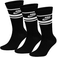 Socks Nike U NK NSW EVERYDAY ESSENTIAL CR 3PR DX5089-010 46-50 3 pairs Black (196148786156)