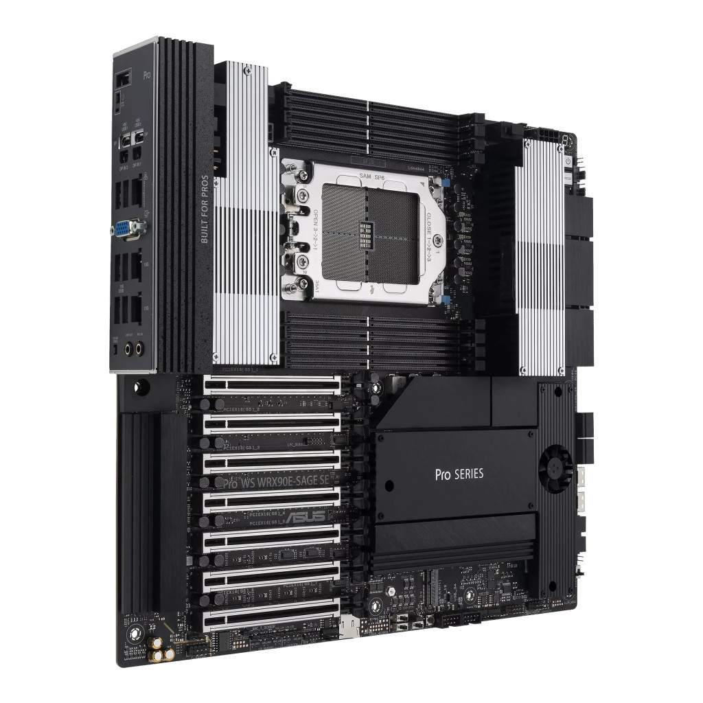 Серверна материнська плата ASUS PRO WS WRX90E-SAGE SE sTR5 WRX90 8xDDR5 M.2 EEB (90MB1FW0-M0EAY0)