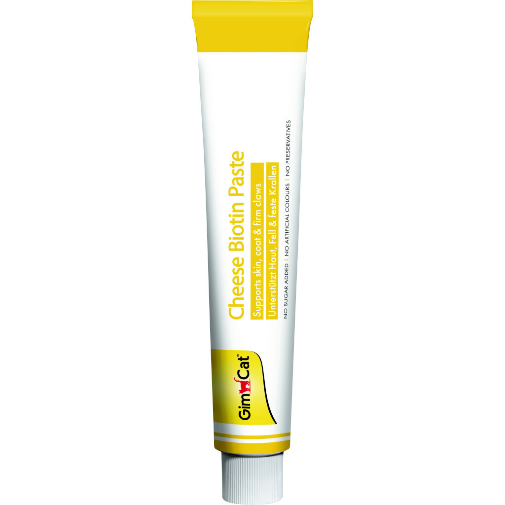 Паста для тварин GimCat Cheese Biotin Paste cирна з біотином 100 г (4002064401010)