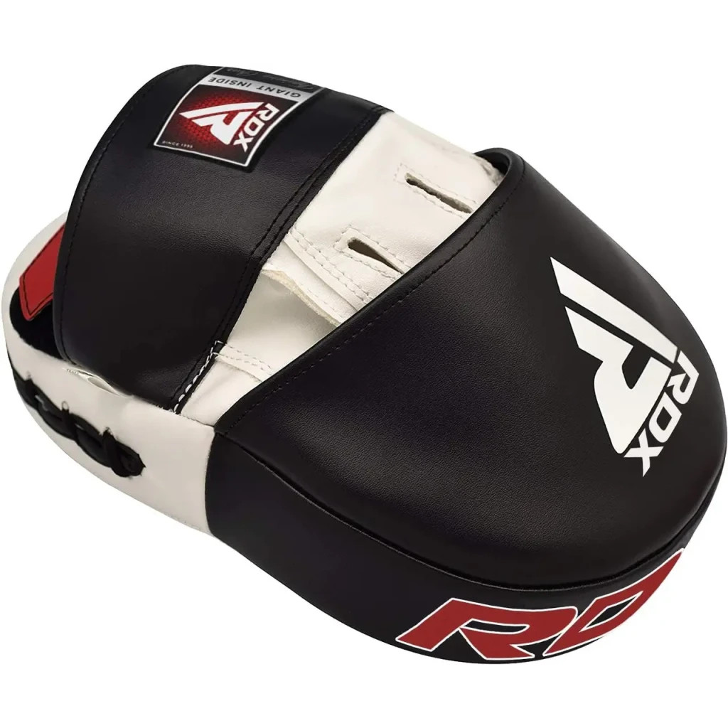 Лапи боксерські RDX T1 Curved White/Black (FPR-T1W)