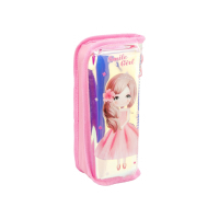 Cool For School pencil case Hard with application 2 compartments Pink (7480-pink)