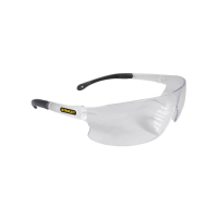 Safety glasses Stanley clear, polycarbonate, with soft rubber tips on the frames (SY120-1D)