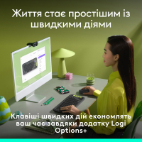 Клавіатура Logitech POP Icon Keys Bluetooth UA Graphite (920-013157)