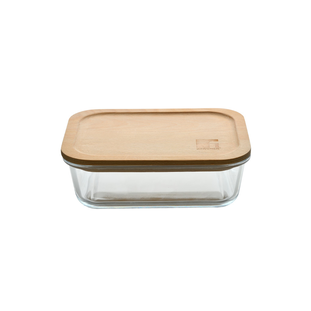Харчовий контейнер Bergner Naturally, 1 л (BG-25253-MM) Харчовий контейнер Bergner Naturally, 1 л (BG-25253-MM)