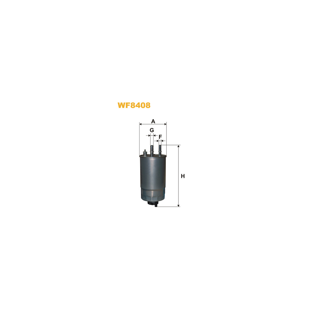 Фільтр паливний Wixfiltron WF8408