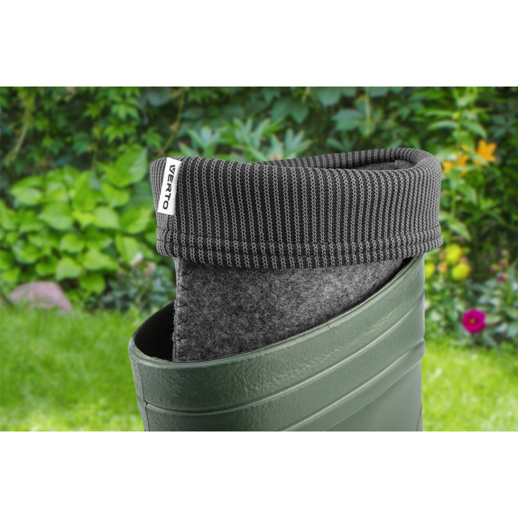 Чоботи робочі Verto гумові, 42р, утеплені, зелені (15G932)