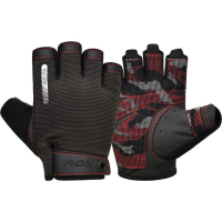 Gloves for fitness RDX T2 Half Red S (WGA-T2HR-S)