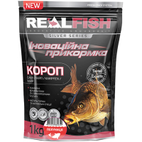 Прикормка Real Fish Silver Series Короп Полуниця 1kg (809.00.27)