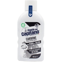 Ополіскувач для порожнини рота Pasta del Capitano Charcoal Carbone Mouthwash З активованим вугіллям 400 мл (8002140033001)