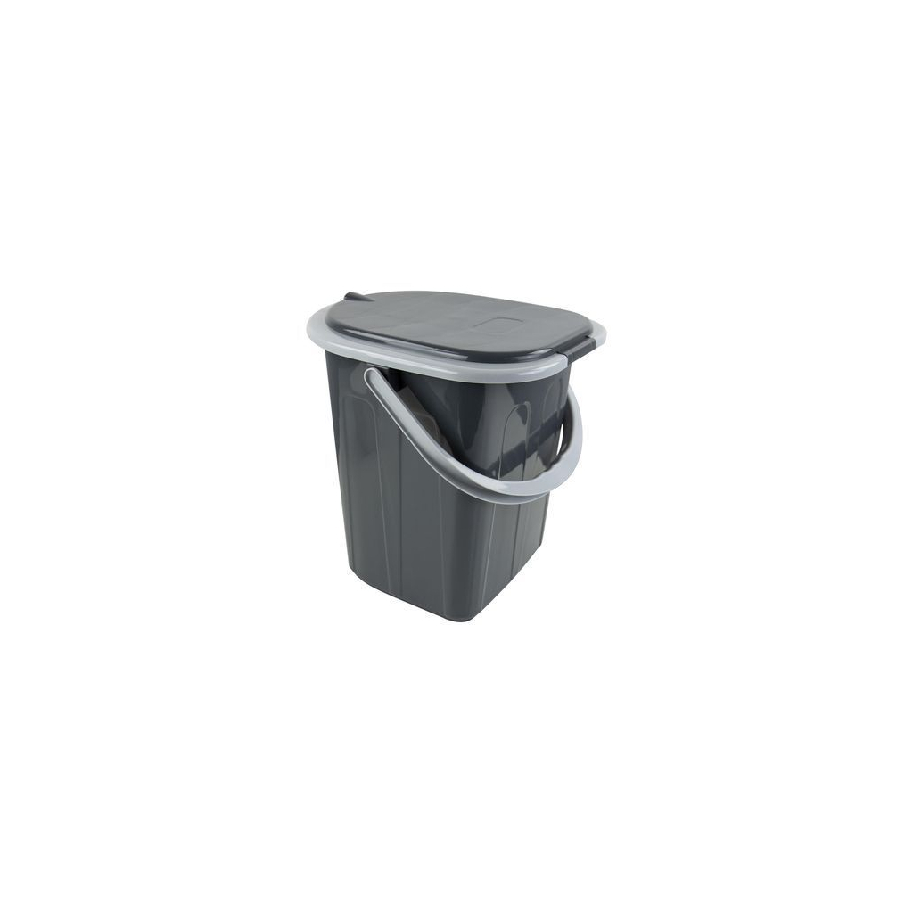 Відро-туалет Bo-Camp Portable Toilet Square 20 Liters Grey (5502820) (DAS303293)
