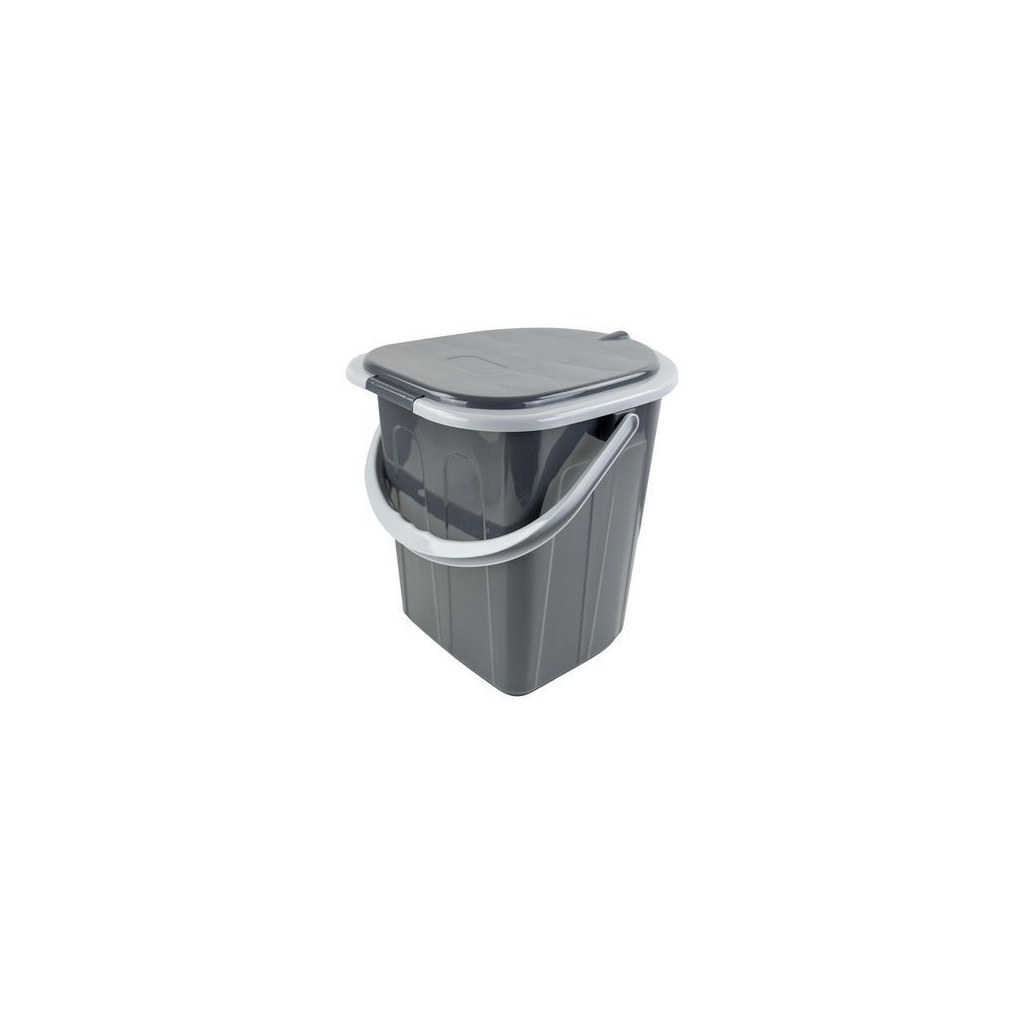 Відро-туалет Bo-Camp Portable Toilet Square 20 Liters Grey (5502820) (DAS303293)