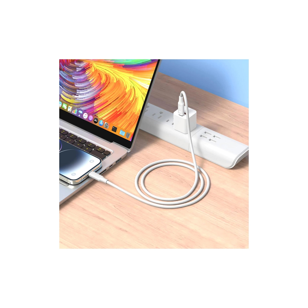 Дата кабель USB-C to USB-C 1.0m XO (NB-Q265B-CC.white)