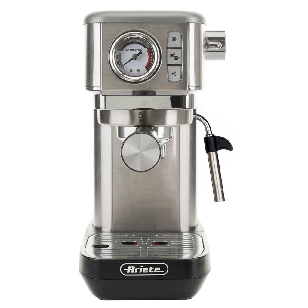 Ріжкова кавоварка еспресо Ariete 1381 Silver (00M138110AR0) Ріжкова кавоварка еспресо Ariete 1381 Silver (00M138110AR0)