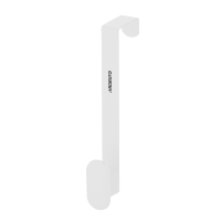 Towel rack ARDESTO Minimalism Door with 1 hook White (ARHB3108W)