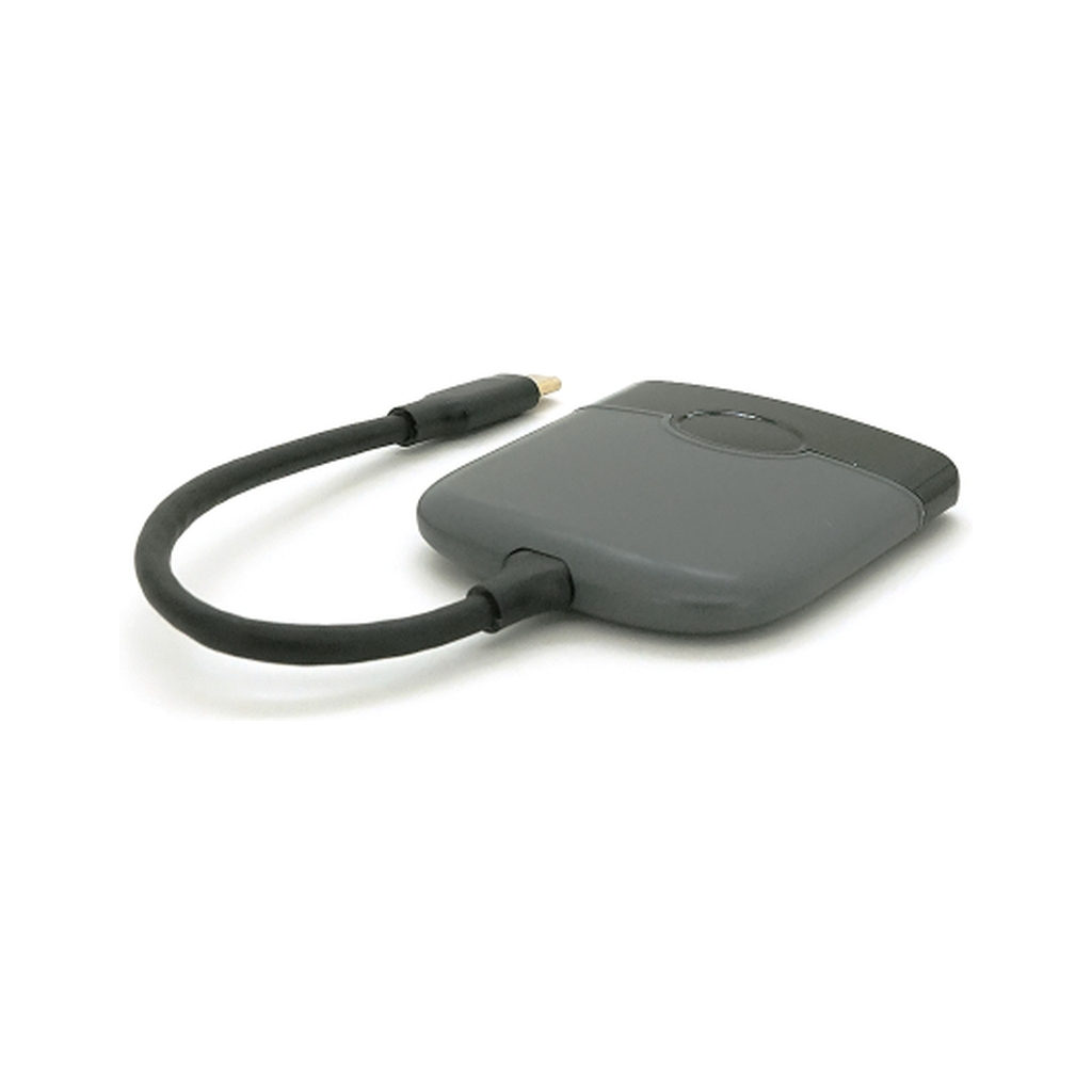 Концентратор Voltronic USB-C 3-in-1 USB 3.0 + USB-C + HDMI 0.23m black (YT-HTC3in1) Концентратор Voltronic USB-C 3-in-1 USB 3.0 + USB-C + HDMI 0.23m black (YT-HTC3in1)