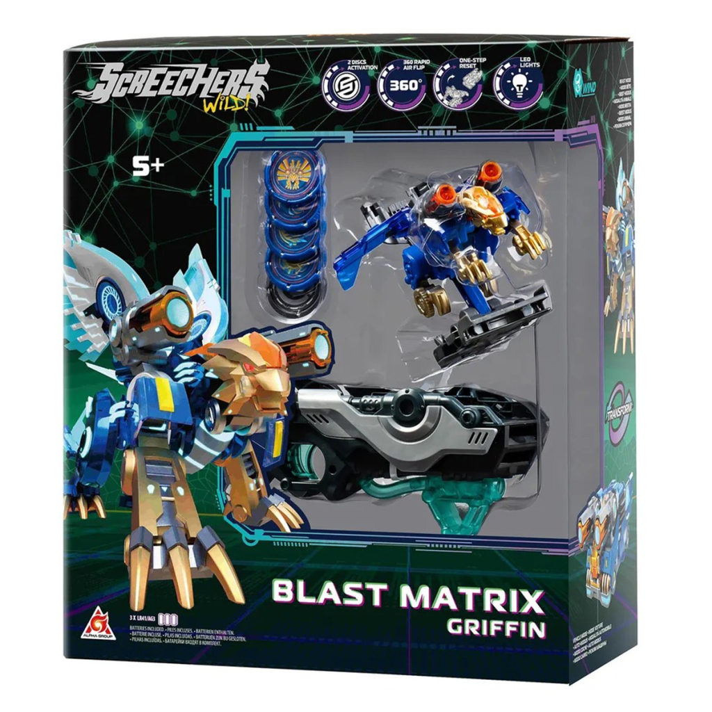 Трансформер Screechers Wild ! S5 L2 – Гріфін (EU686121) Трансформер Screechers Wild ! S5 L2 – Гріфін (EU686121)