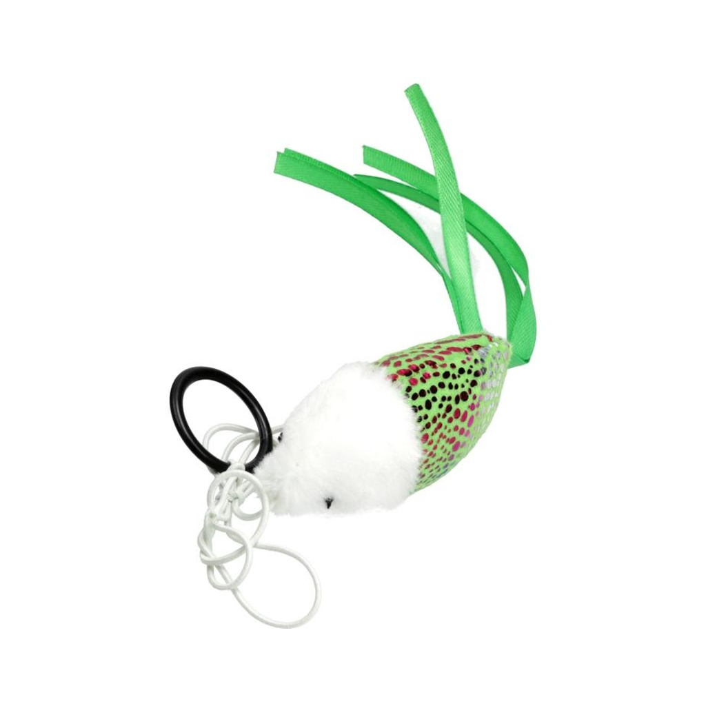 Іграшка для котів Hippie Pet Рибка з мотузкою зелена 7.5 см (HIPCT2304008Z) Іграшка для котів Hippie Pet Рибка з мотузкою зелена 7.5 см (HIPCT2304008Z)