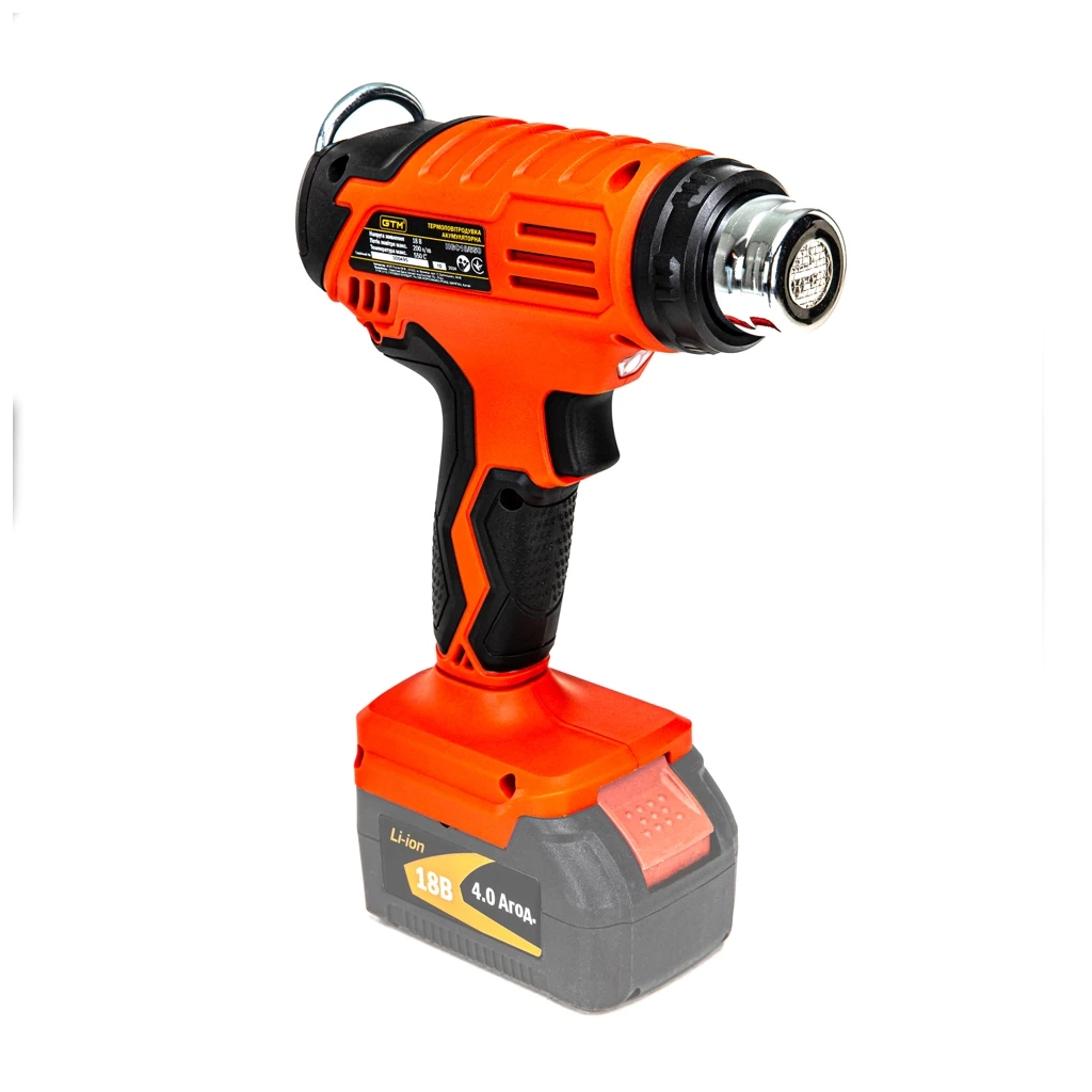 Будівельний фен GTM HGC18/550, 18V, 350/550С, 160/200л/хв (без АКБ та ЗП) (HGC18/550_BARE TOOL) Будівельний фен GTM HGC18/550, 18V, 350/550С, 160/200л/хв (без АКБ та ЗП) (HGC18/550_BARE TOOL)