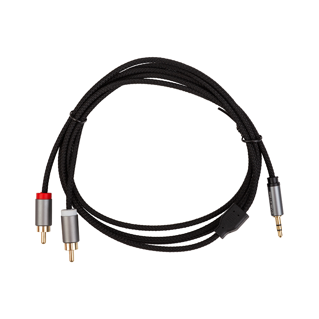 Кабель мультимедійний 3.5mm M to 2xRCA M 1.8m Cabletime (CA914005)