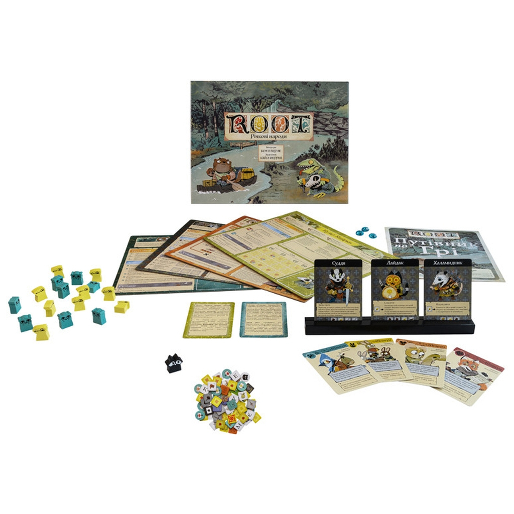 Настільна гра Kilogames Root. Річкові народи, укр (доповнення) (Root: The Riverfolk Expansion) (KG-1910)