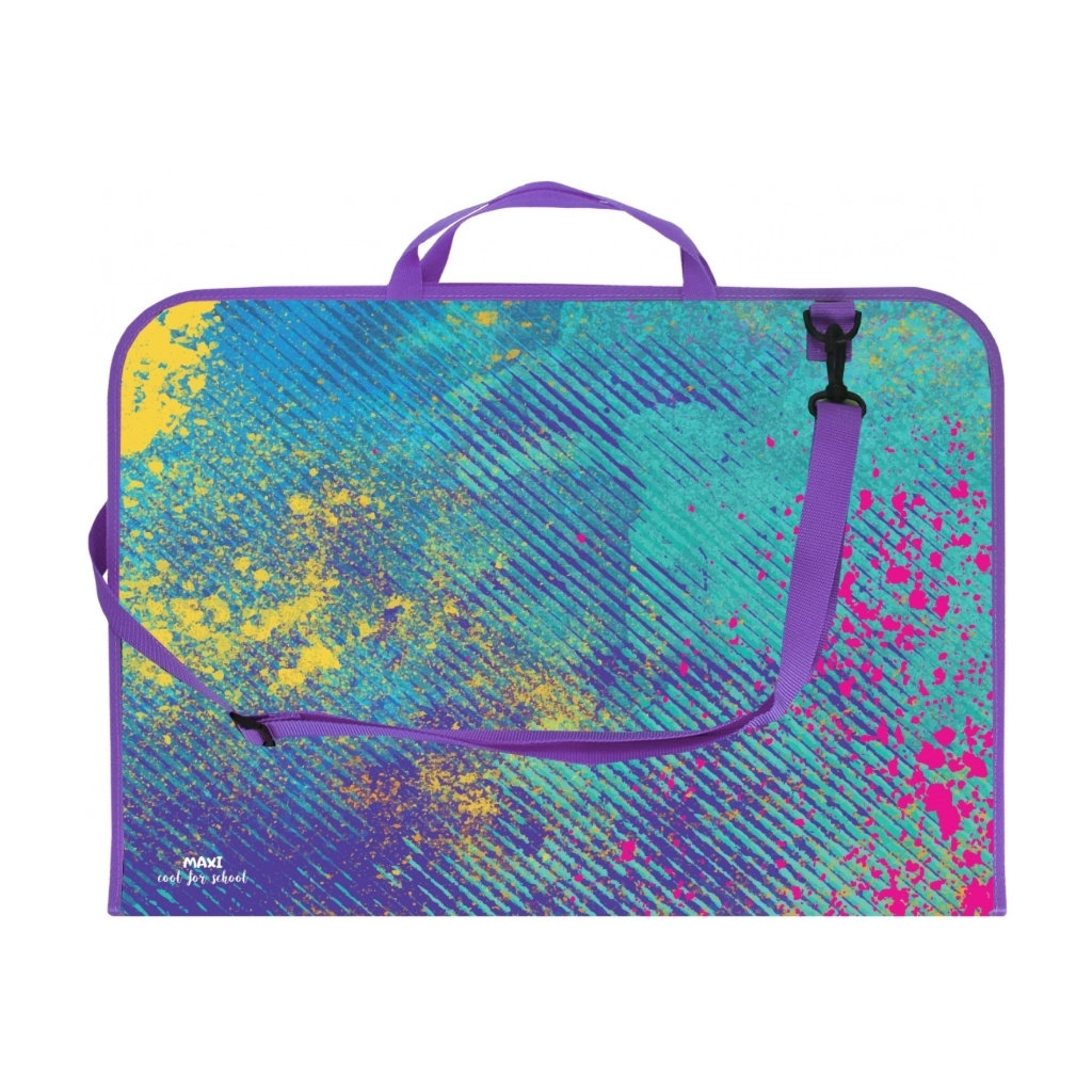 Папка - портфель Maxi А3 пластиковий на блискавці (MX30003-09) Папка - портфель Maxi А3 пластиковий на блискавці (MX30003-09)