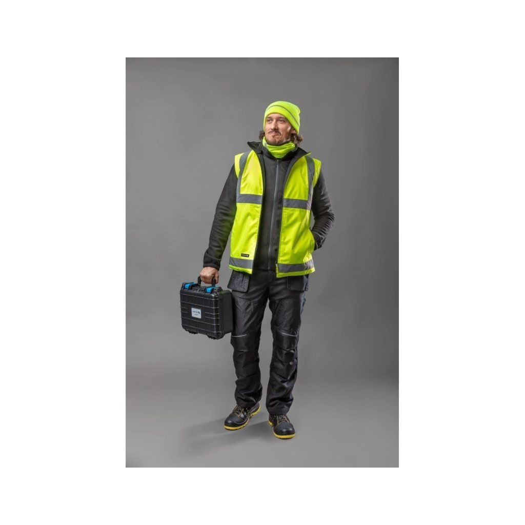 Шапка робоча Hoegert ISEN HT5K475 в'язана 100% акрил жовта (57-61) (HT5K475)