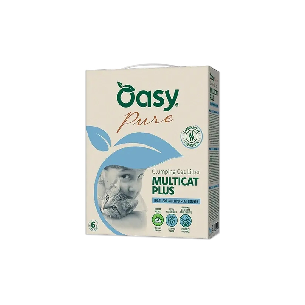 Наповнювач для туалету OASY Мультикет плюс 6 л (8054329514498) Наповнювач для туалету OASY Мультикет плюс 6 л (8054329514498)