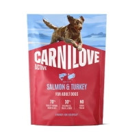 Dry food for dogs Carnilove Active Salmon & Turkey 1.5 kg (8595602581221)