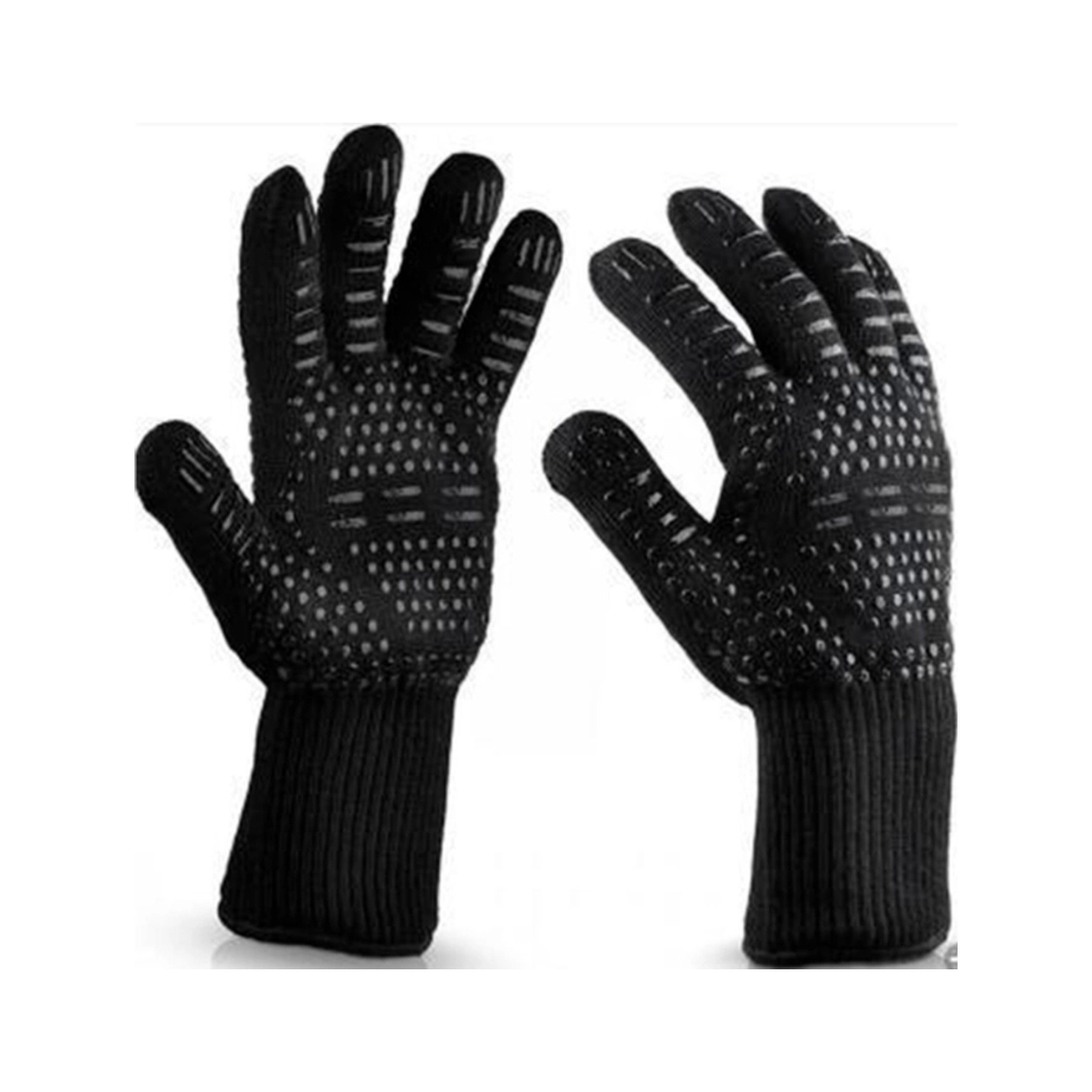 Захисні рукавиці Voltronic HFG-800-B, термостійкі, вогнетривкі, до 800°C, Black (HFG-800-B)