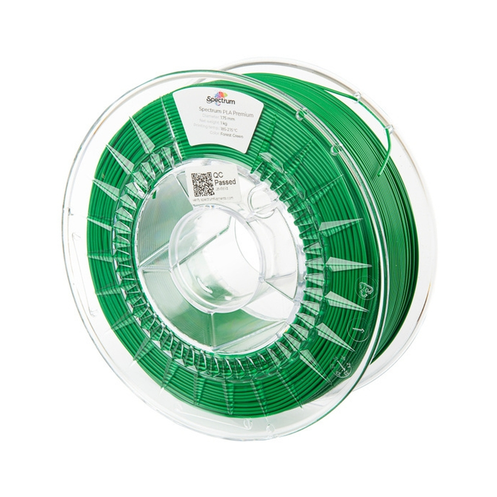 Пластик для 3D-принтера Spectrum PLA Premium 1.75mm 1kg Green, Forest (80004)
