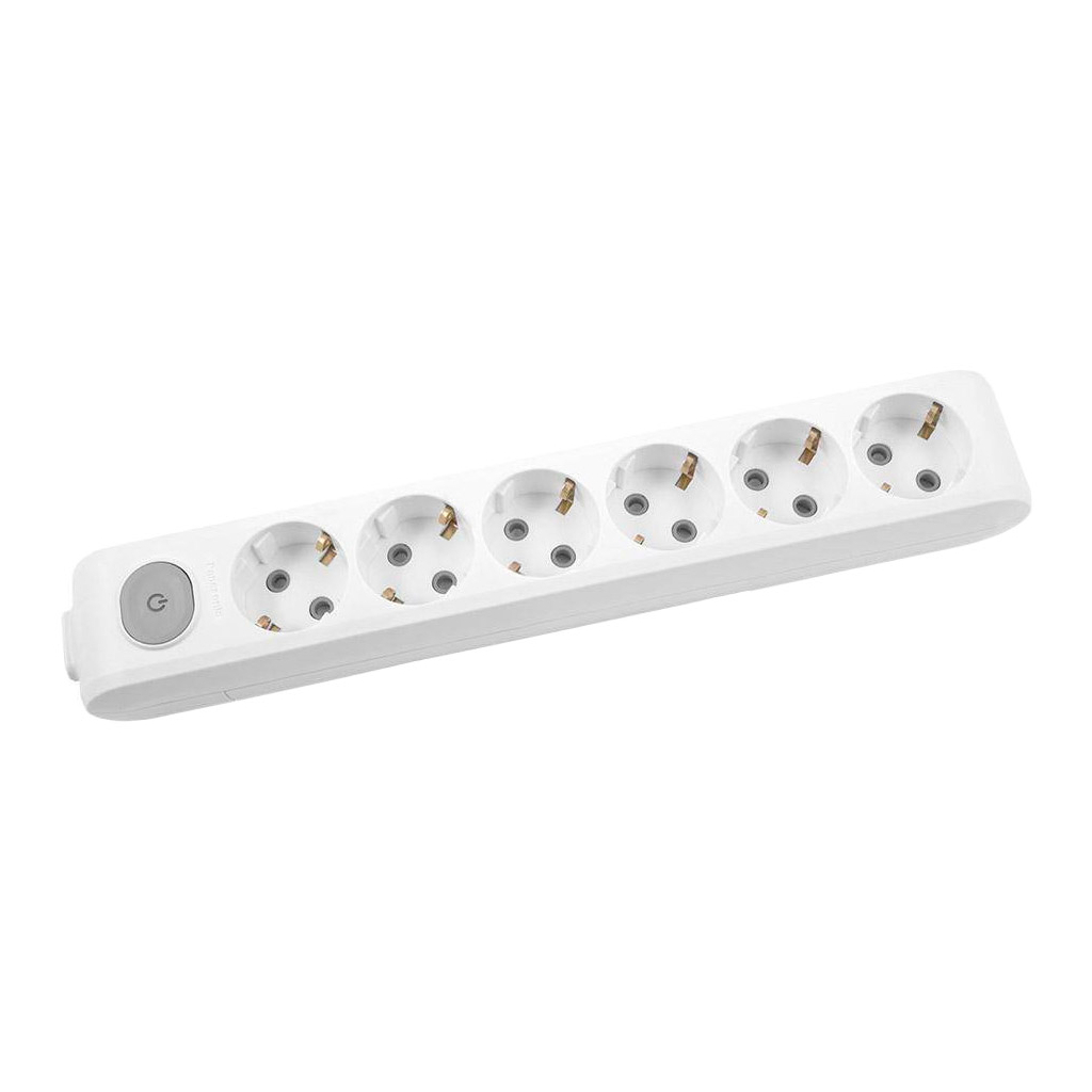 Колодка для подовжувача Panasonic X-tendia із заземленням 6 гнізд, сіра (WLTA04602GR-UA) Колодка для подовжувача Panasonic X-tendia із заземленням 6 гнізд, сіра (WLTA04602GR-UA)