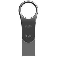 USB флеш накопичувач Silicon Power 16GB Mobile C80 Silver USB 3.2 (SP016GBUC3C80V1S)
