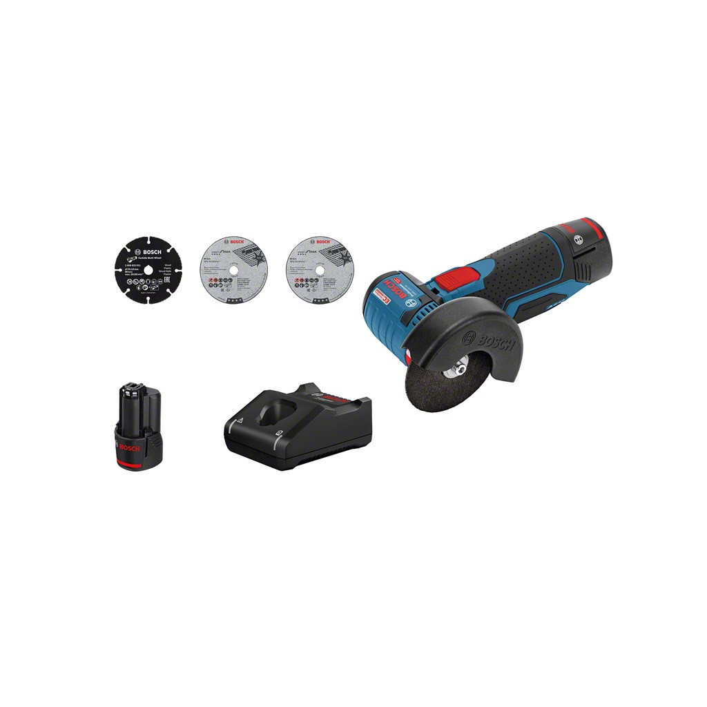 Шліфувальна машина Bosch Professional GWS 12V-76 акумуляторная, 2x3,0 Ач (0.601.9F2.00B) Шліфувальна машина Bosch Professional GWS 12V-76 акумуляторная, 2x3,0 Ач (0.601.9F2.00B)