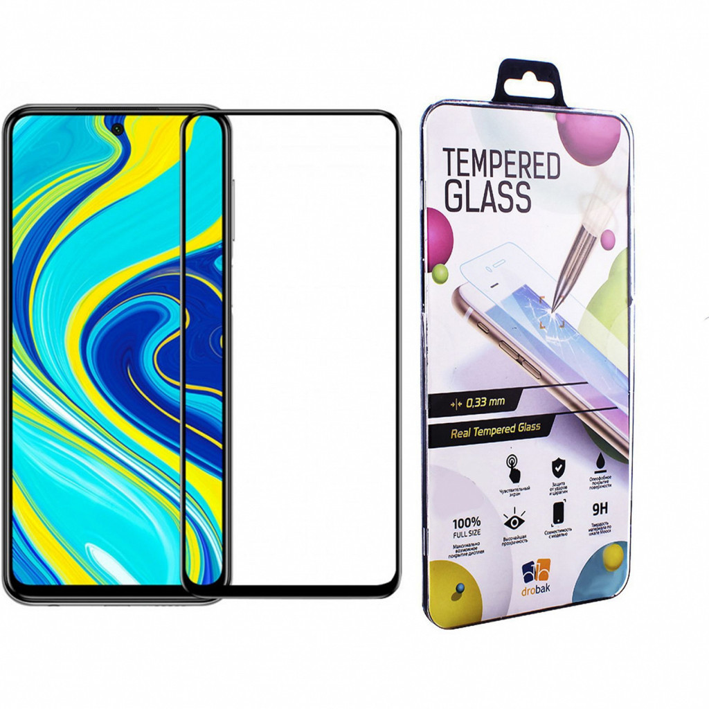 Скло захисне Drobak Xiaomi Redmi Note 9S (Black) (121222) Скло захисне Drobak Xiaomi Redmi Note 9S (Black) (121222)