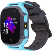 Смарт-годинник Atrix iQ2600 Cam Flash Blue дитячий телефон-часы з трекером (iQ2600 Blue)