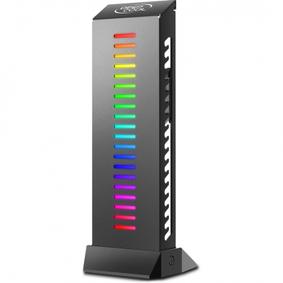 Тримач плат Deepcool LED для подключения видеокарт к SATA БП, металл рамка+пласт. (GH-01 LED)