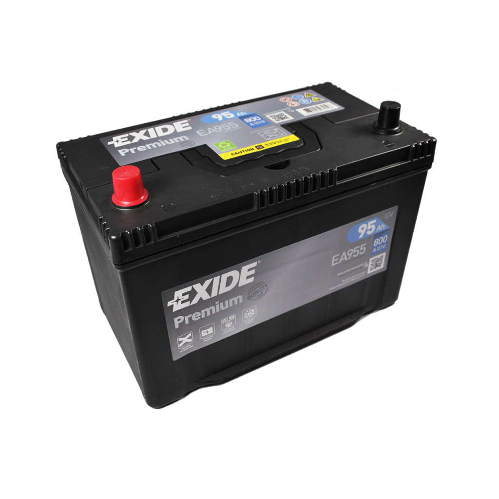Акумулятор автомобільний EXIDE PREMIUM 95A (EA955)