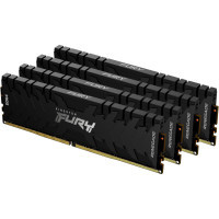 Модуль пам'яті для комп'ютера DDR4 128GB (4x32GB) 3200 MHz Renegade Black Kingston Fury (ex.HyperX) (KF432C16RBK4/128)