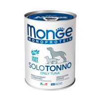 Canned food for dogs Monge Dog Solo 100% tuna 400 g (8009470014243)