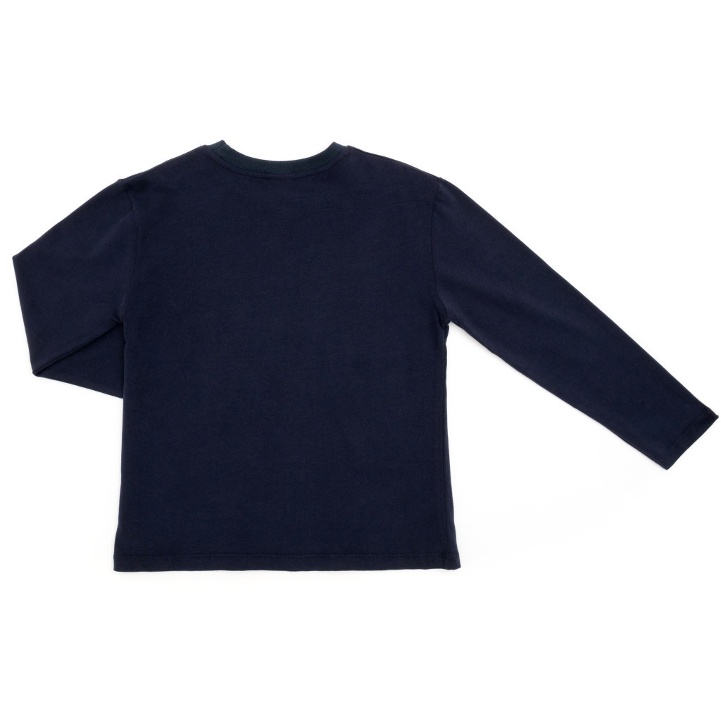 Кофта дитяча Breeze з написами (7076-152B-blue)