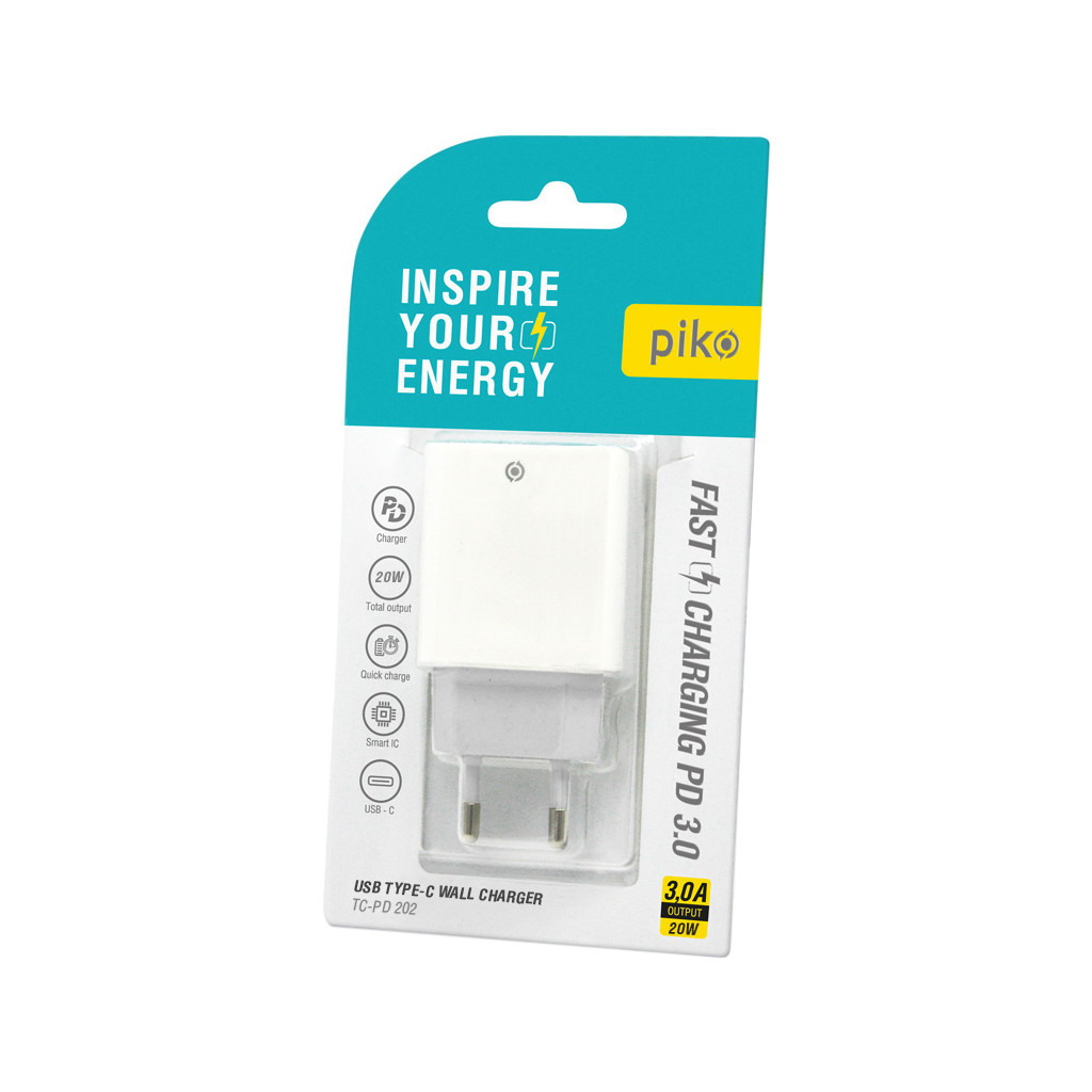 Зарядний пристрій Piko TC-PD202 (1283126515132) Зарядний пристрій Piko TC-PD202 (1283126515132)