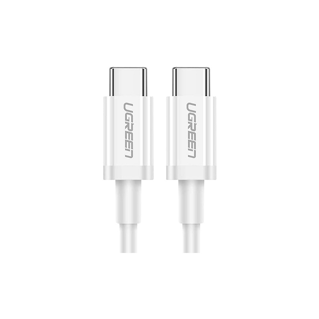 Дата кабель USB-C to USB-C 1.5m US264 18W ABS Cover White Ugreen (60519)