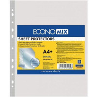 Файл Economix А4+ Crystal глянсових, 100 штук (E31102)