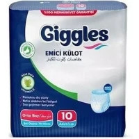 Diapers for adults Giggles Medium (85-125 cm) 10 pcs (8680131205516)
