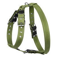 Dog harness Collar for large dogs N2 68-91 cm green (0646)